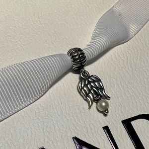 PANDORA Retired “Guardian Angel” Dangle Charm